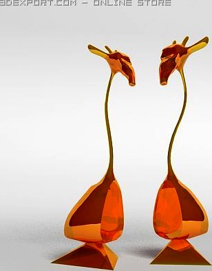 Statgiraffe 3D Model