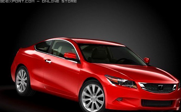 2009 Honda Accord Coupe 3D Model