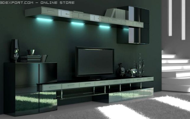 Stand for TV 3D Model
