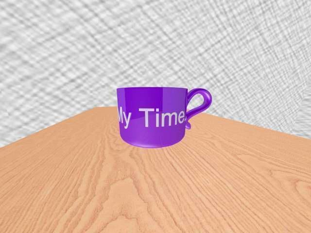 Mug with text