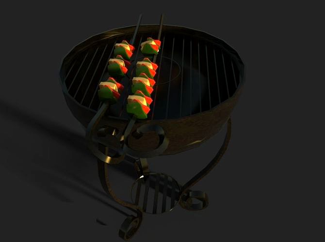 Barbeque 3D Model