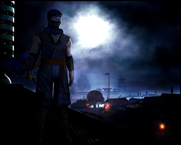 Low Poly Ninja Character