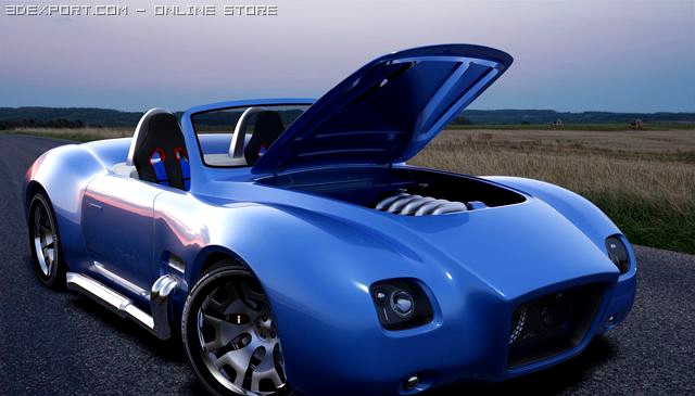 Cobra Concept car 3D Model