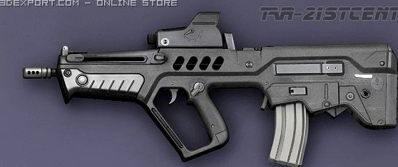 Tavor Tar21 3D Model