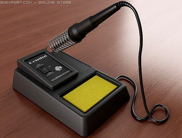 Soldering Iron Station 3D Model