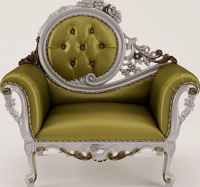 realistic armchair