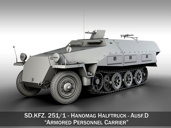 SDKFZ 251 - Ausf D - Hanomag Half-Truck