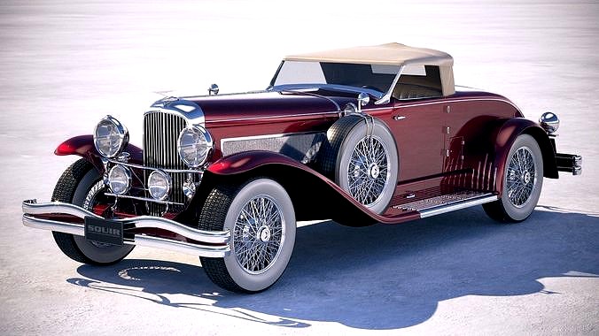 Duesenberg SJ Roadster 1935 VRAY