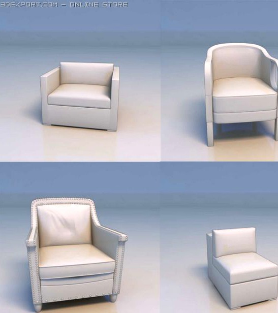 Sofa chair 3D Model