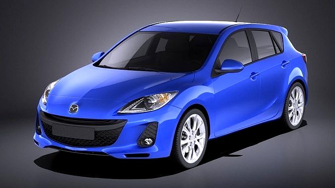 Mazda 3 hatchback 2013 european VRAY