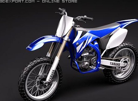 Yamaha YZ450F motocross 3D Model