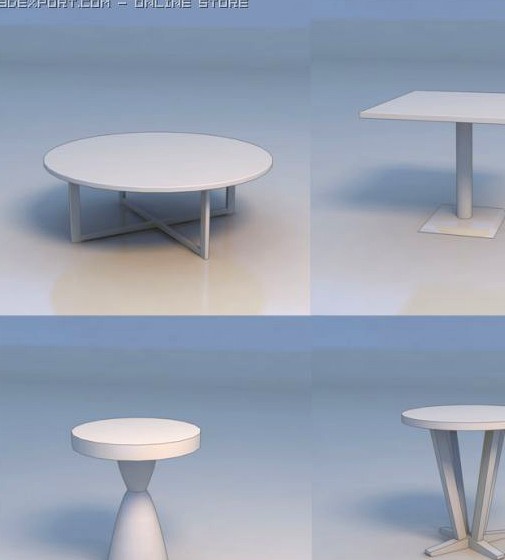 Round table 3D Model