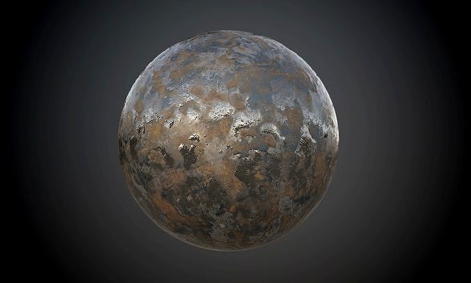 Metal Rusted Old Seamless PBR Textur