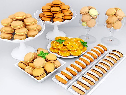 Orange macarons
