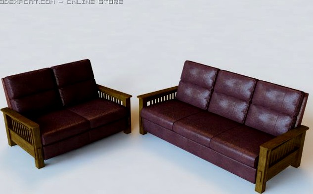 Sofaset02 3D Model