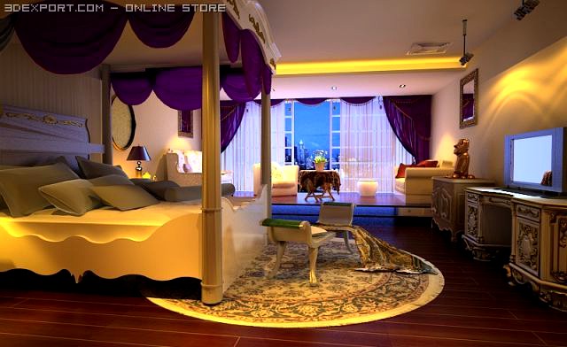 Bed132 3D Model