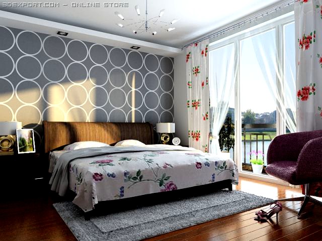 Bedroom089 3D Model