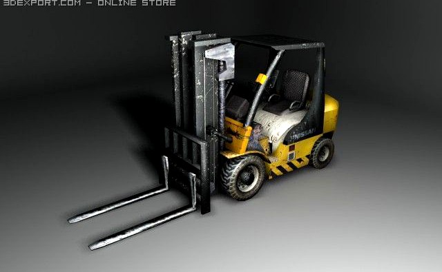 Nissan forklift 3D Model