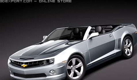 Chevrolet Camaro Convertible 2010 3D Model