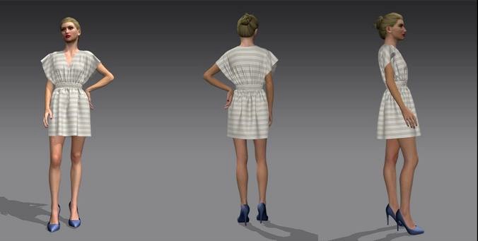 Dress elastic waist