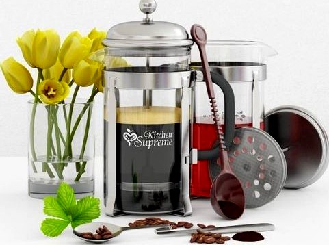 French Press Coffee and Tea Maker Kitchen supreme