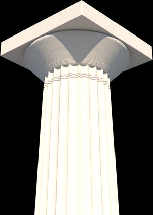 Doric order column b