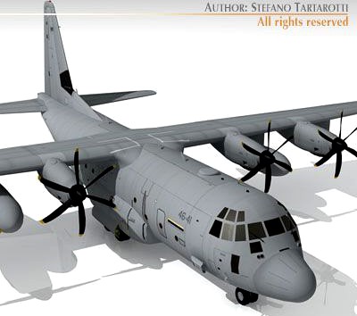 C130J Super Hercules 3D Model