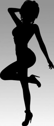 Nude girl logo