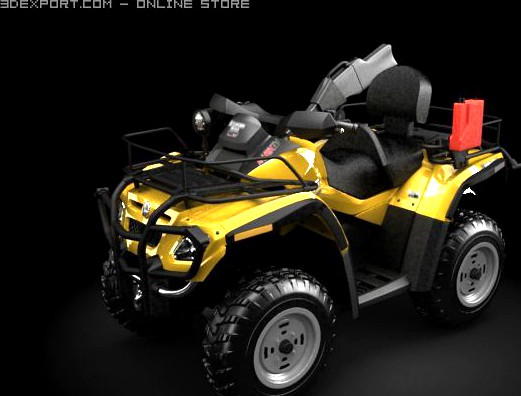 Outlander 800 XT Apache 3D Model