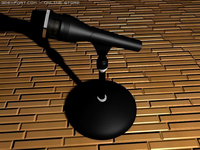 Microphone 3D Model