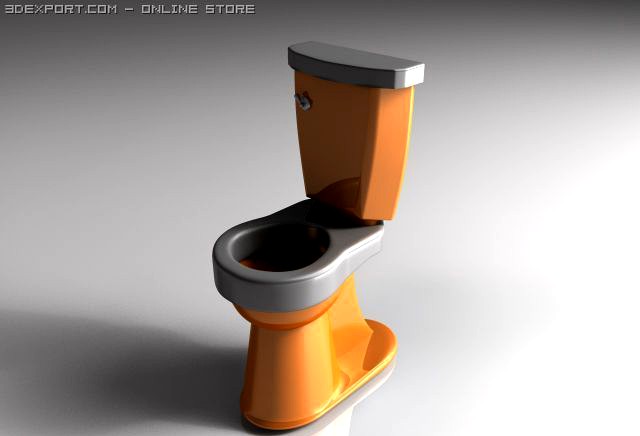 Toilette 3D Model