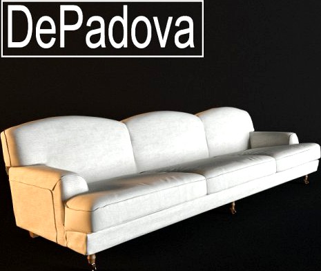 Raffles sofa DePadova 3D Model