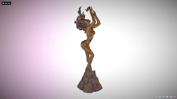 Fire Goddess Statue