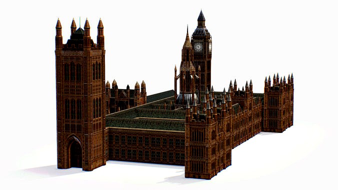 Palace of Westminster House Of Parlament 3d models