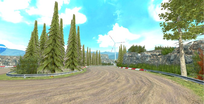 Race Rally Track Road Environment  Pack For Mobile Games Unity3d