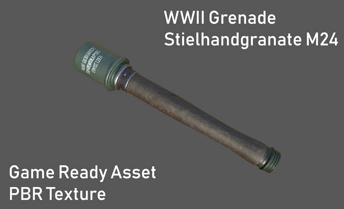 WWII Grenade Stielhandgranate M24