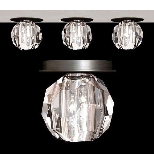 RH BOULE DE CRISTAL PETITE FLUSHMOUNT Black