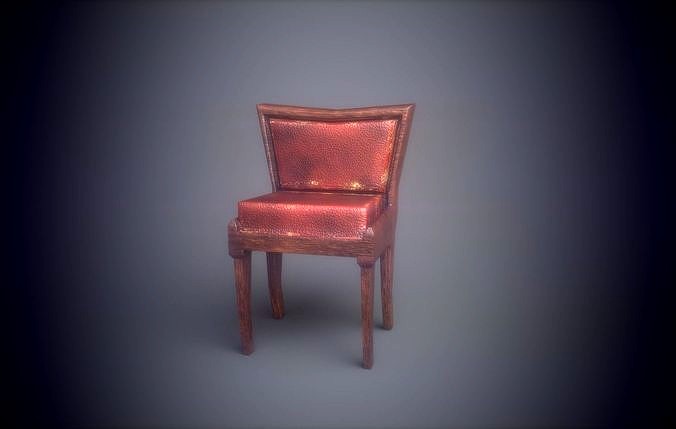 Low Poly Realistic Chair