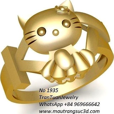 1935 Kitty Ring | 3D