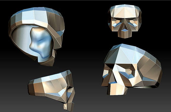 Geometric scull | 3D 