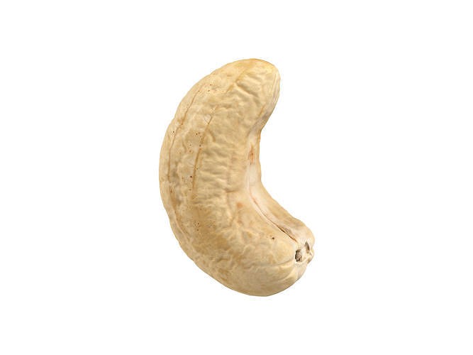 Photorealistic Cashew Nut 3D Scan