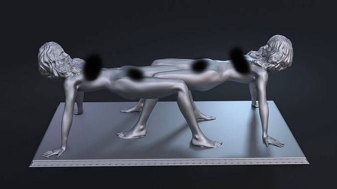 mannequin table from clockwork orange  | 3D