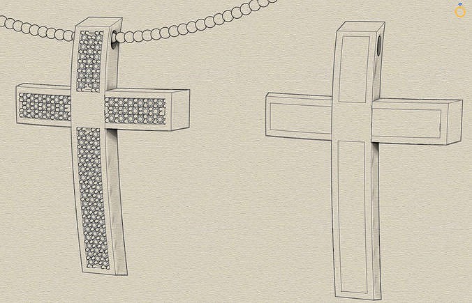 Catholic cross | 3D