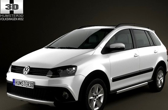 Volkswagen SpaceFox Cross Suran 2012 3D Model