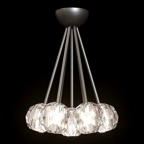 Restoration Hardware BOULE DE CRISTAL FLUSHMOUNT 15 Black