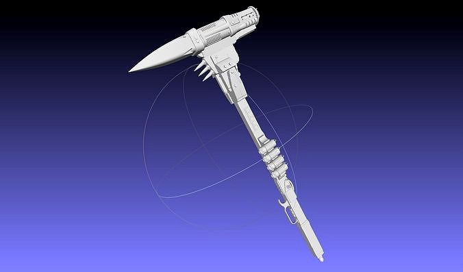 Battle Angel Alita Dr Ido Rocket Hammer Printable Assembly | 3D