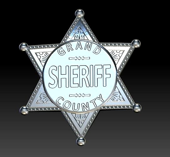 Sheriff badge 2 | 3D