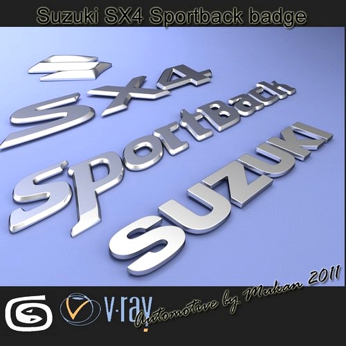 Suzuki SX4 Car Logo
