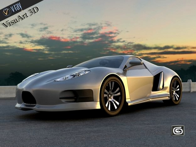 Concept Custom SuperSport Car 3
