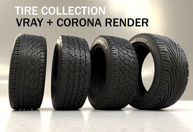 Tire car 3D Model